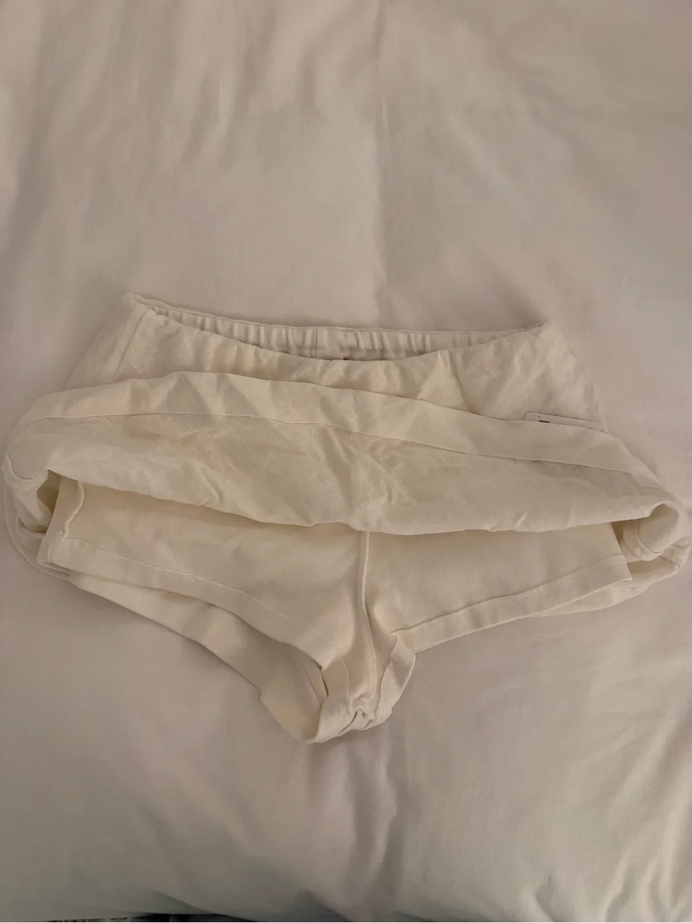 Free people white linen skort
